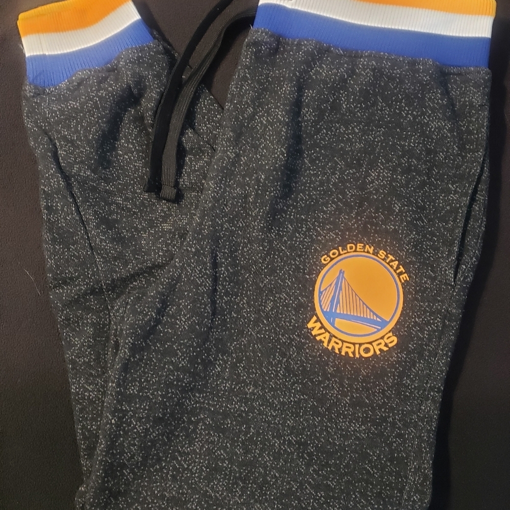 NBA Golden State Warriors Joggers - Black and Gold